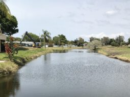 heavy equipment works on the Baypointe Stormwater project