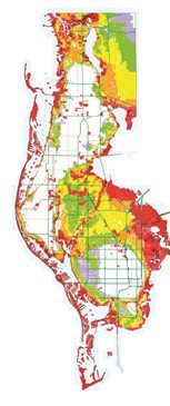 Pinellas County flood risk map.