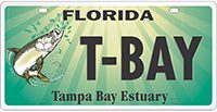 Florida tarpon license plate