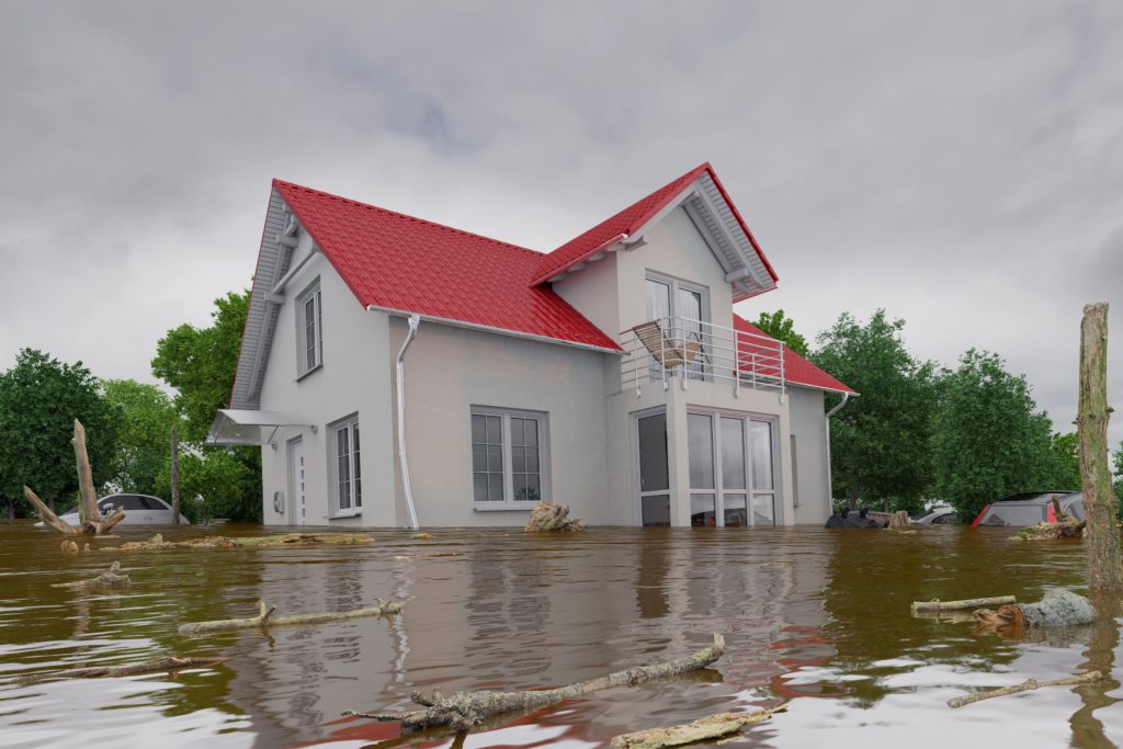 Example of a Flooded house in Pinellas County