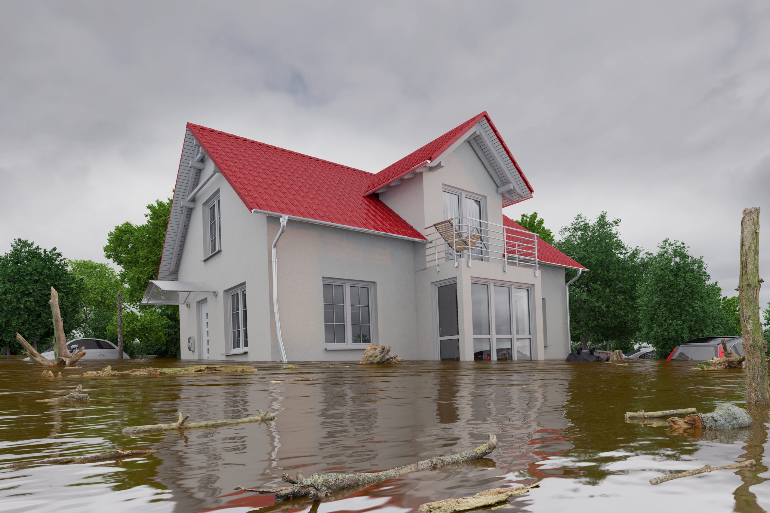 Example of a Flooded house in Pinellas County