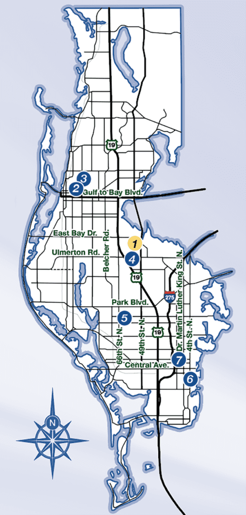 Healthcare For Homeless Pinellas County Map