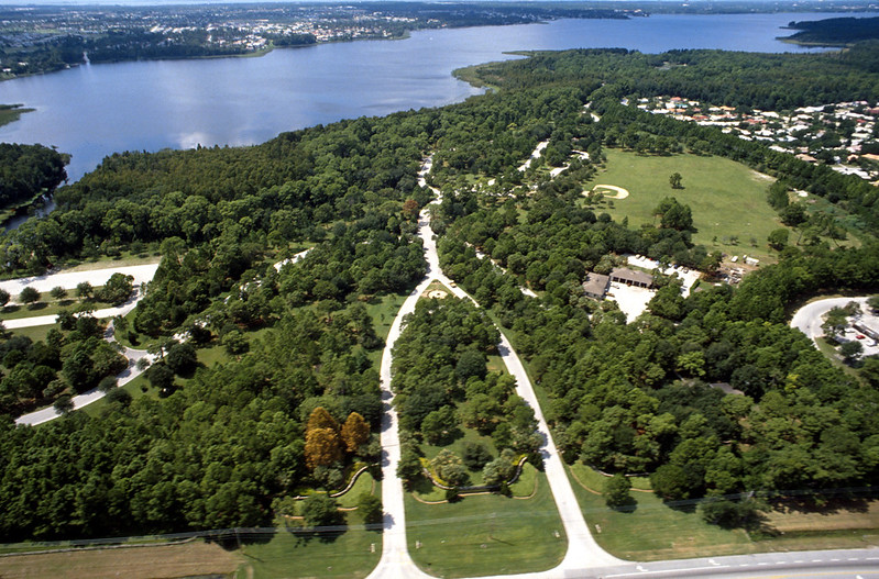 Aerial photograph of John Chestnut Senior Park
