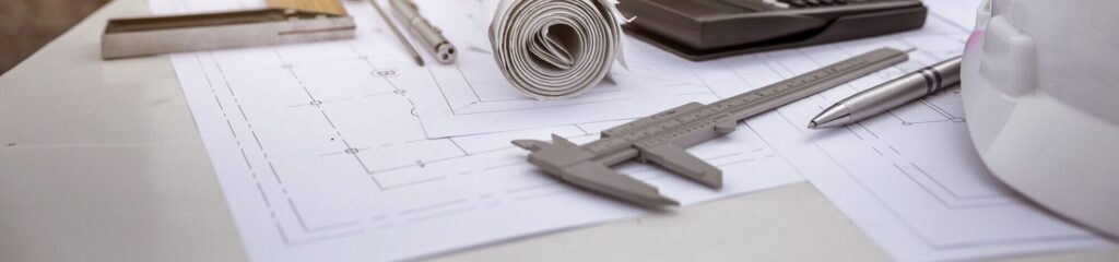 construction equipment piled on table