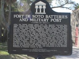 History sign at Ft De Soto