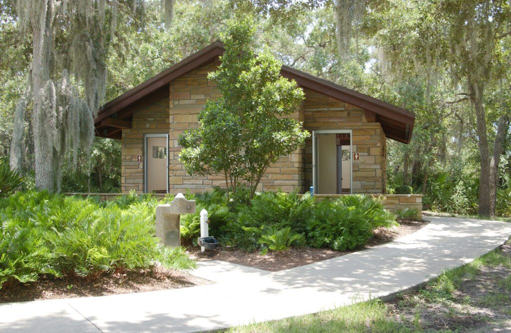 Restrooms at Pinellas County's Boca Ciega Millinium Park