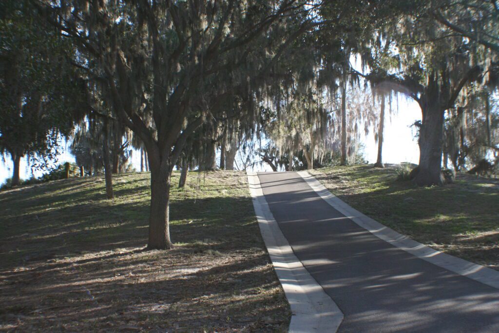 Path to top of temple mound