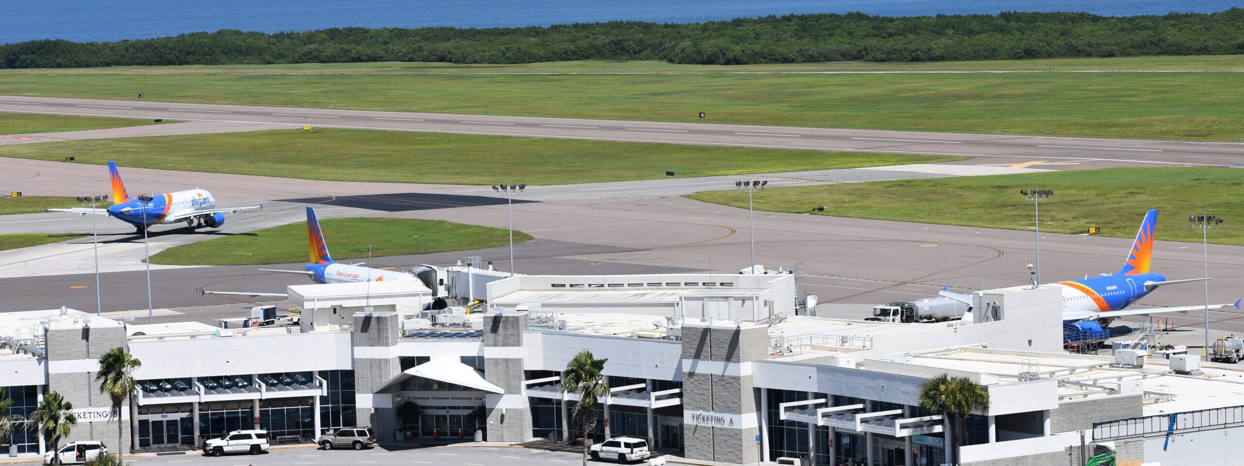 St. Pete Clearwater International Airport terminal and airfield