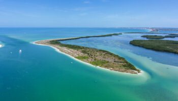 Aerial view of Shell Key Preserve