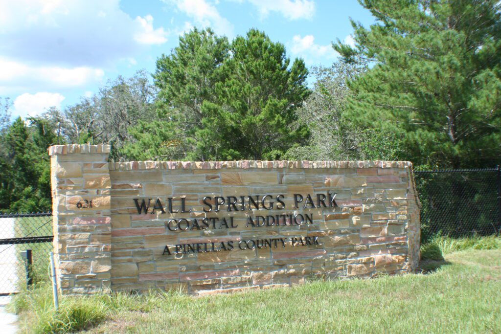 sign for Wall Springs Park