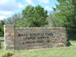 sign for Wall Springs Park