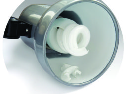 broken compact fluorescent lamp