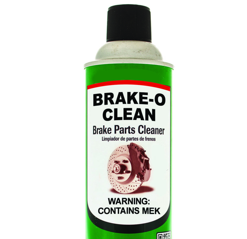 can of brake cleaner