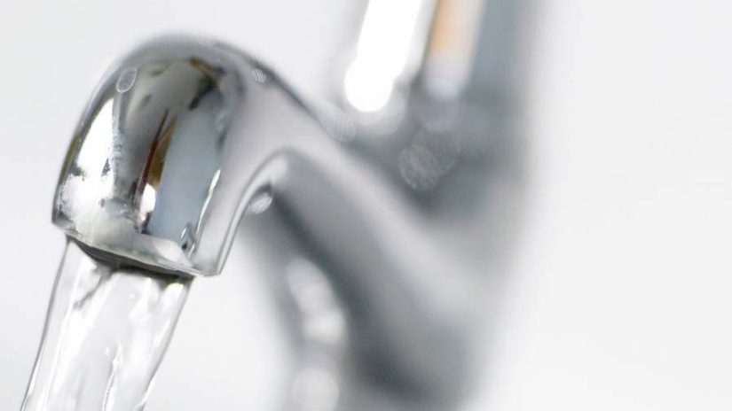 running water faucet