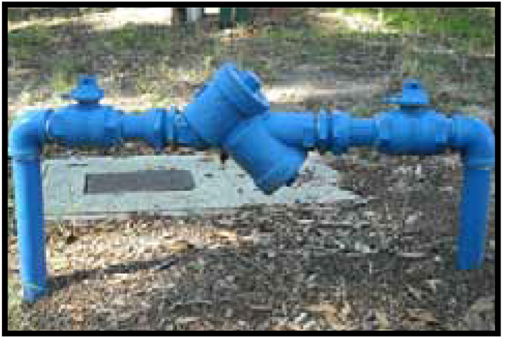 backflow assembly prevention type commercial/small fireline