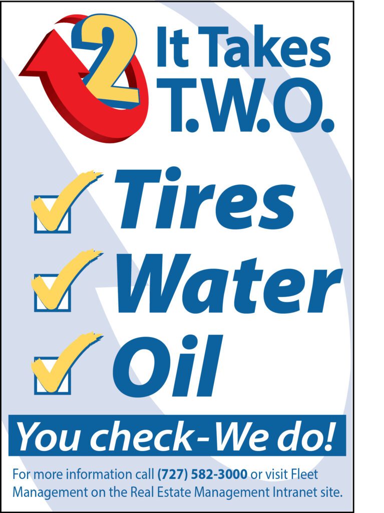 It Takes T.W.O. tires, water, oil