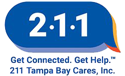 2-1-1 Tampa Bay Cares logo