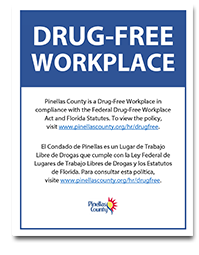 Drug-Free Workplace poster