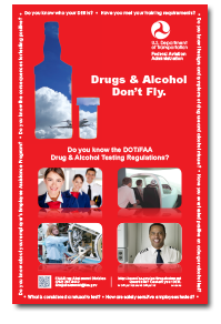 Drugs and Alcohol Don't Fly poster