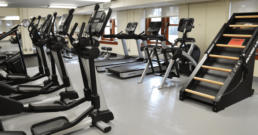 Wellness Center treadmills and ellipticals