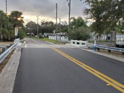 replacement bridge on Oakwood Drive in Pinellas County