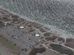 Satellite view of the previous Bay Pier
