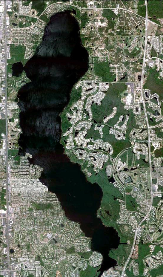 aerial view of Lake Tarpon