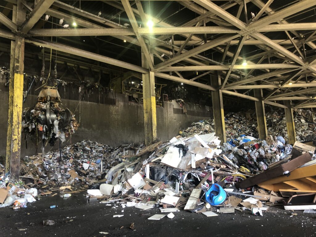 Waste-to-Energy Facility Tipping Floor