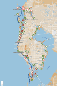 Blueways Map - Pinellas County