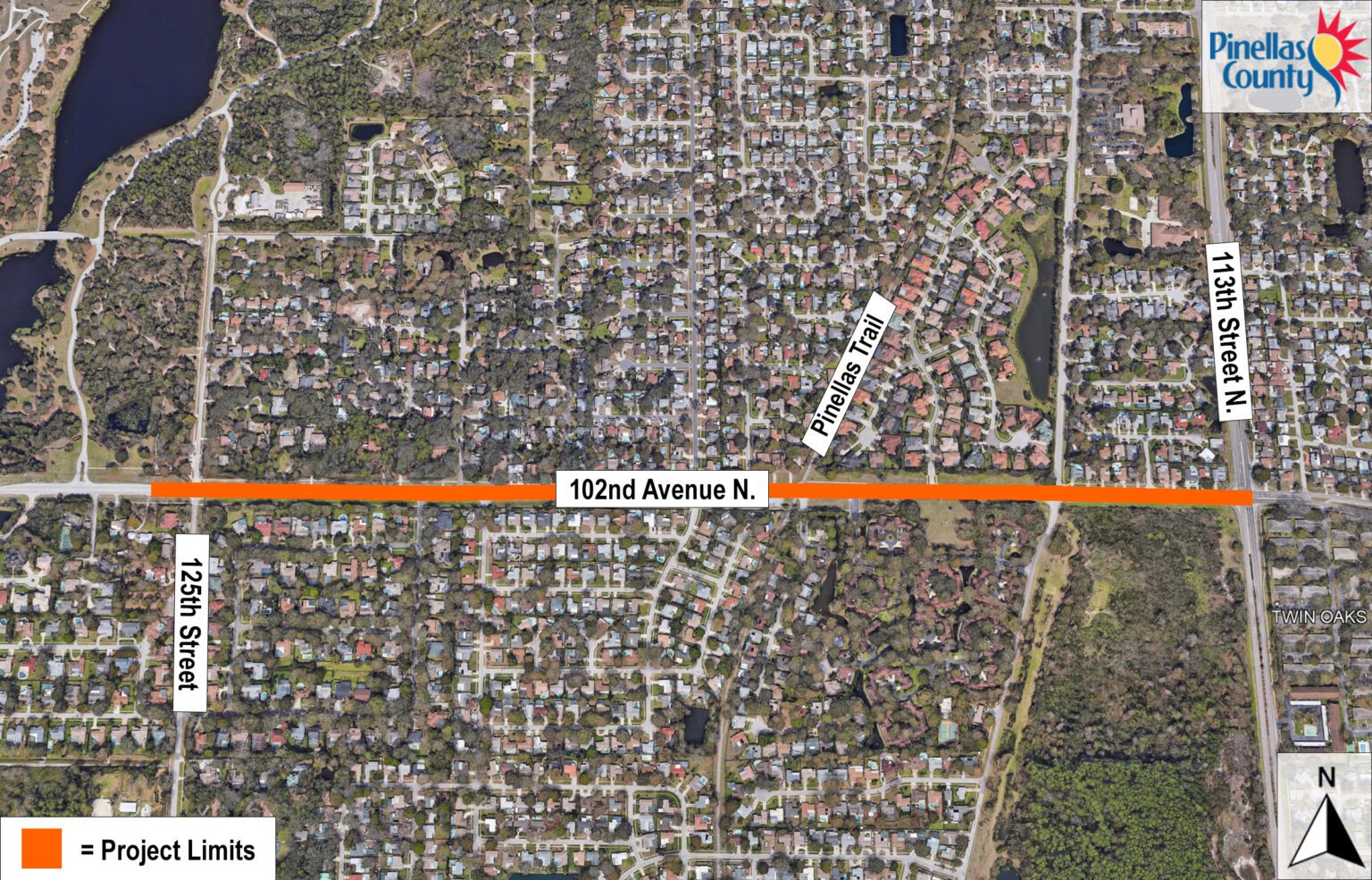 102nd Avenue N. Roadway Improvements - Pinellas County