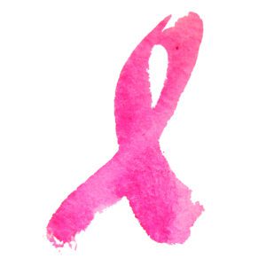 Pink breast cancer ribbon 