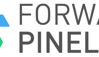 three green and blue arrows in a circle and the words Forward Pinellas