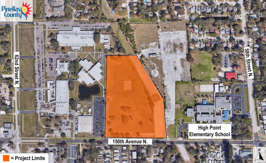 High Point Community Park project map