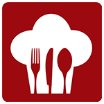 Cook Along Kitchen logo with a chef hat and utensils