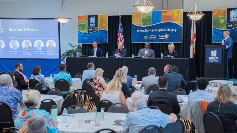 Elected officials on the panel discussion for Affordable Housing at The Largo Cultural Center