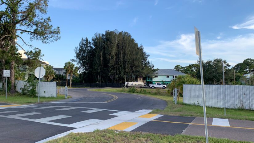 Sutherland Bayou boat ramp new entrance