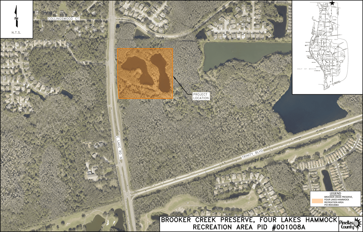 Brooker Creek Preserve Four Lakes Hammock Recreation Area Pinellas County