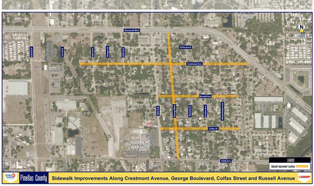 High Point sidewalk project: Overview