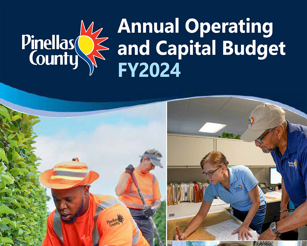 Pinellas County FY24 budget cover
