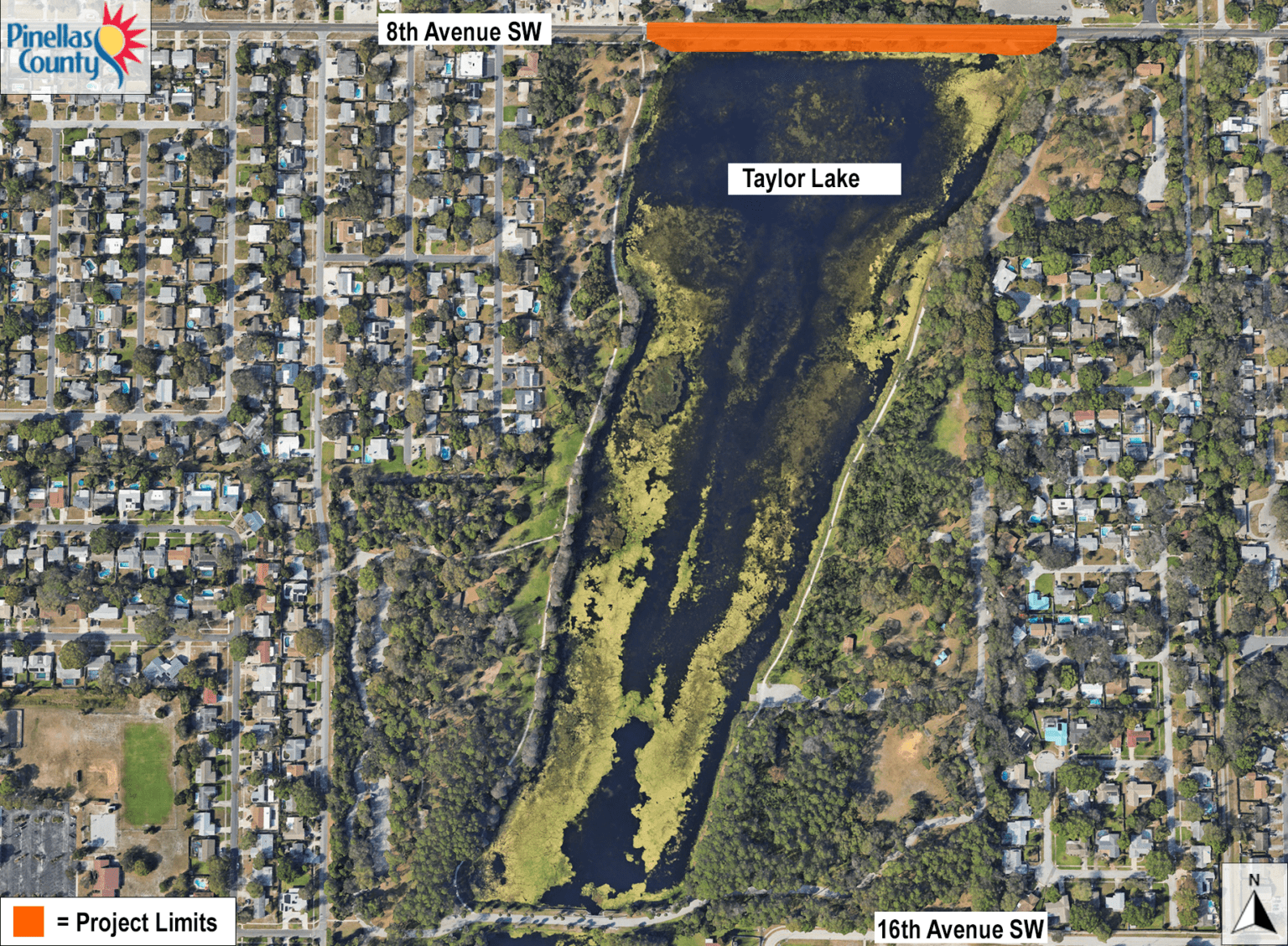 Taylor Lake Seawall Improvements Pinellas County
