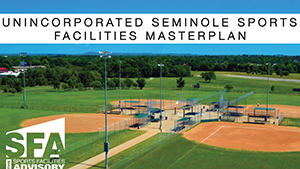 Image of the cover of the Unincorporated Seminole Sports Facilities Master Plan.