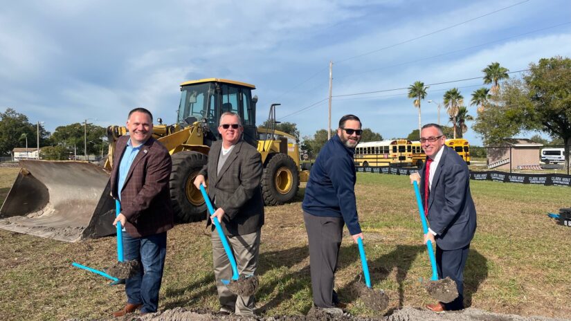 Pinellas County officials join Habitat for Humanity in breaking ground on Longlake Preserve in Largo, a 54-unit affordable townhome project.