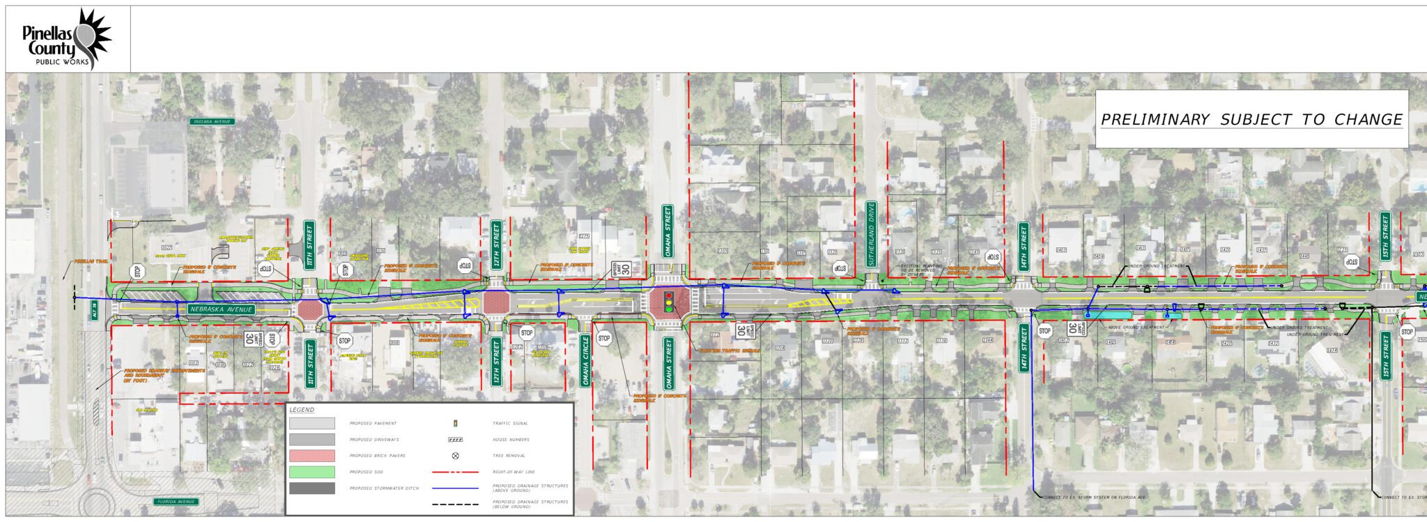 Nebraska Avenue Roadway Improvements - Pinellas County