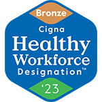 Cigna Healthy Workforce Designation Bronze 2023