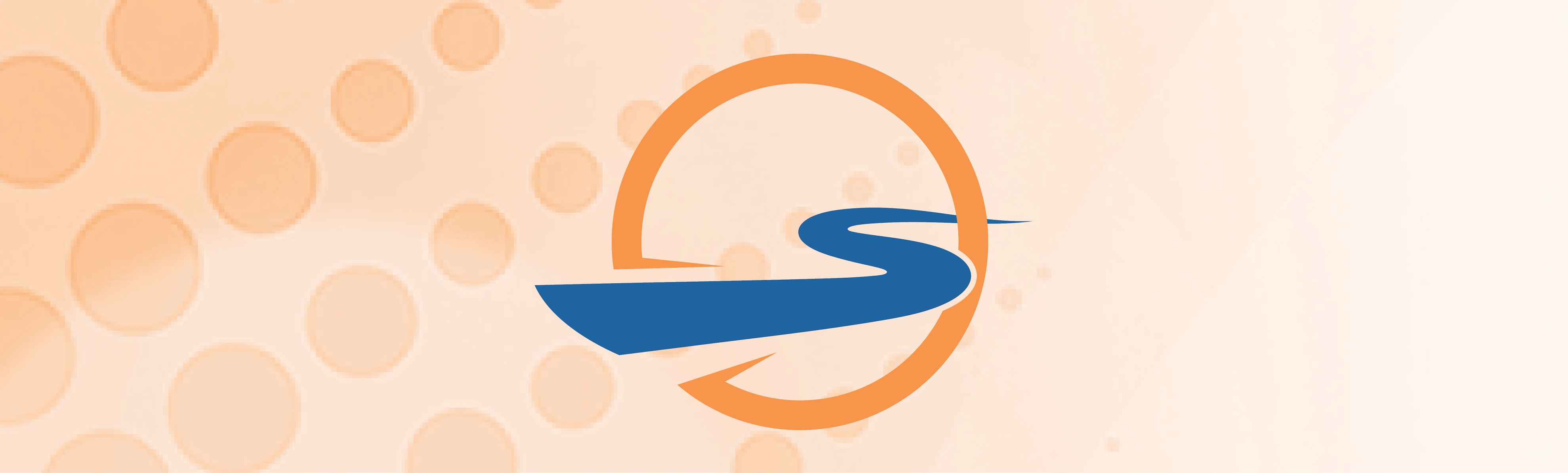 Learning Plans logo with blue winding path in orange circle