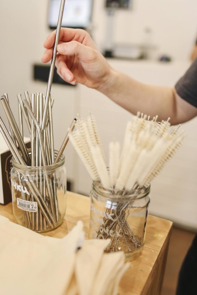 Image of reusable straws.