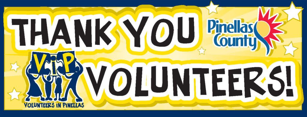 Thank you volunteers! Pinellas County and Volunteers in Pinellas logos