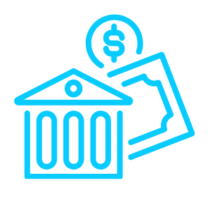 building and money icon