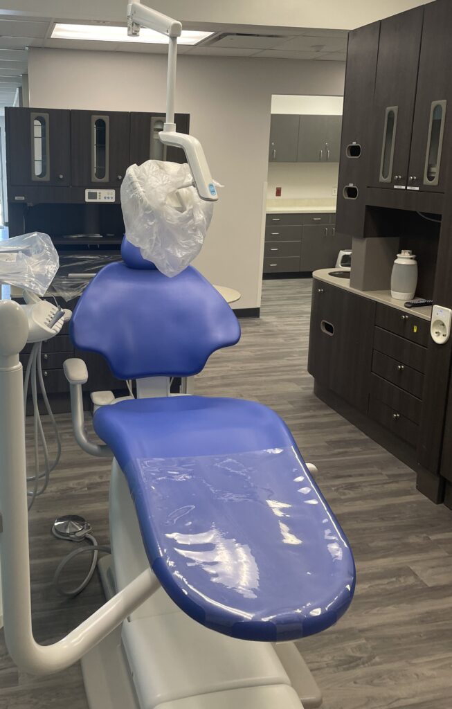 Dental Chair at the Bayside Health Clinic