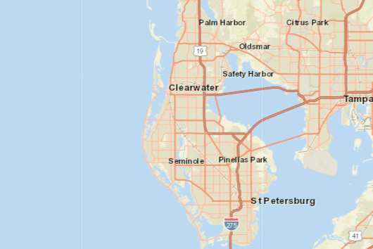 Pinellas map zoning